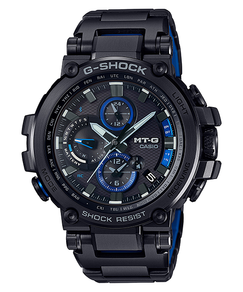 CASIO G-SHOCK 黒×青 腕時計 - 腕時計(アナログ)