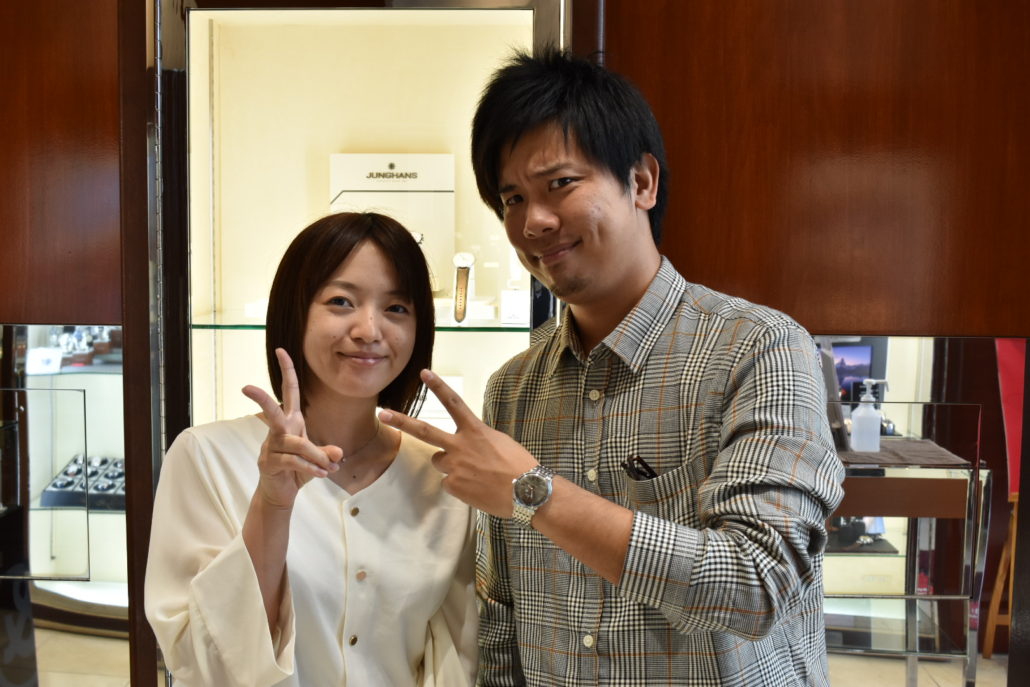K様の素敵なウェディングウォッチはユンハンスに Hf Age