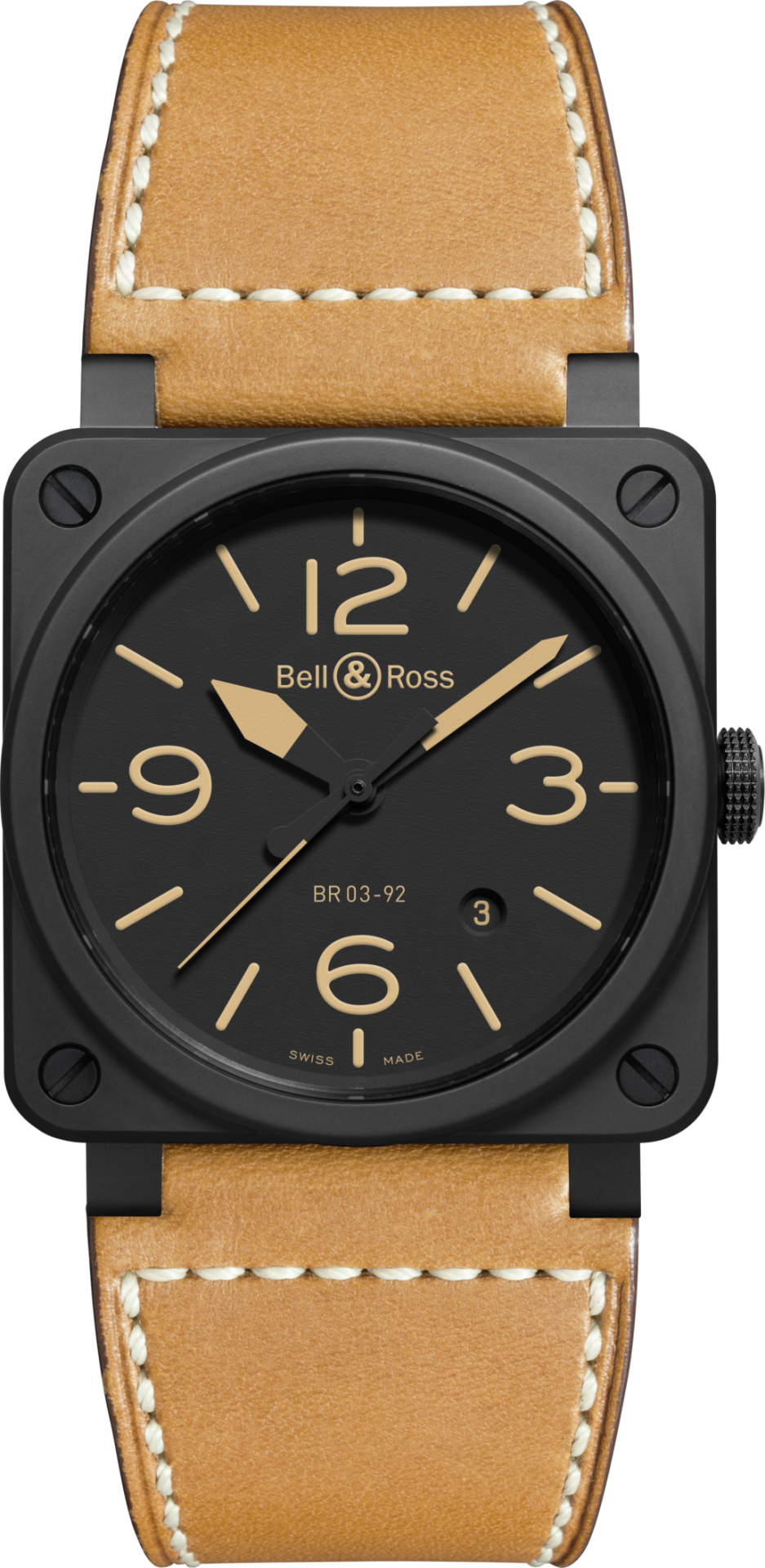 Bell Ross ヴィンテージ感がカッコ良い四角いケースのヘリテージ Hf Age