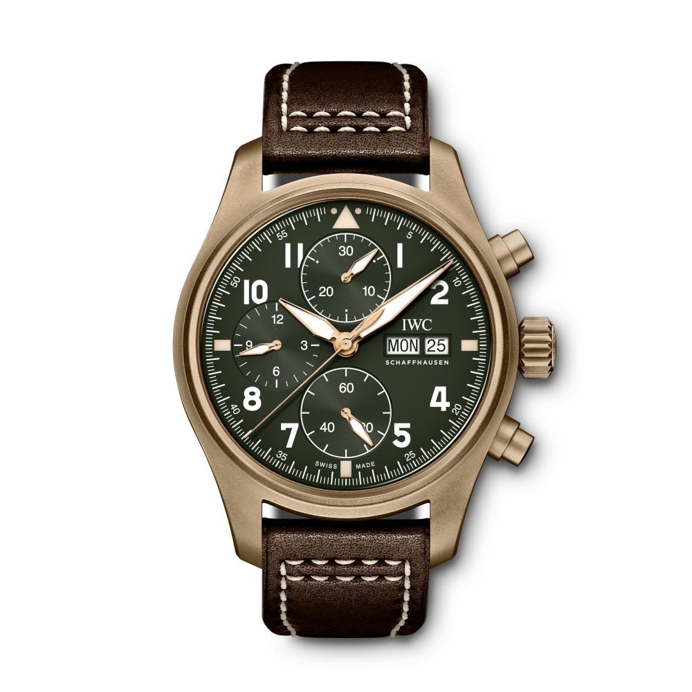 秋のおしゃれにブロンズケースのiwcパイロット ウォッチ Hf Age